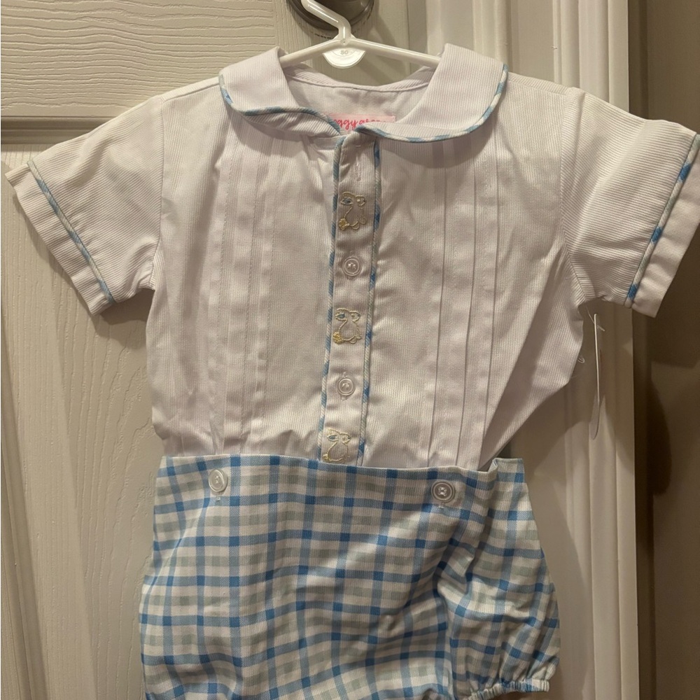 NWT Peggy Green Bunny Bloomer Set